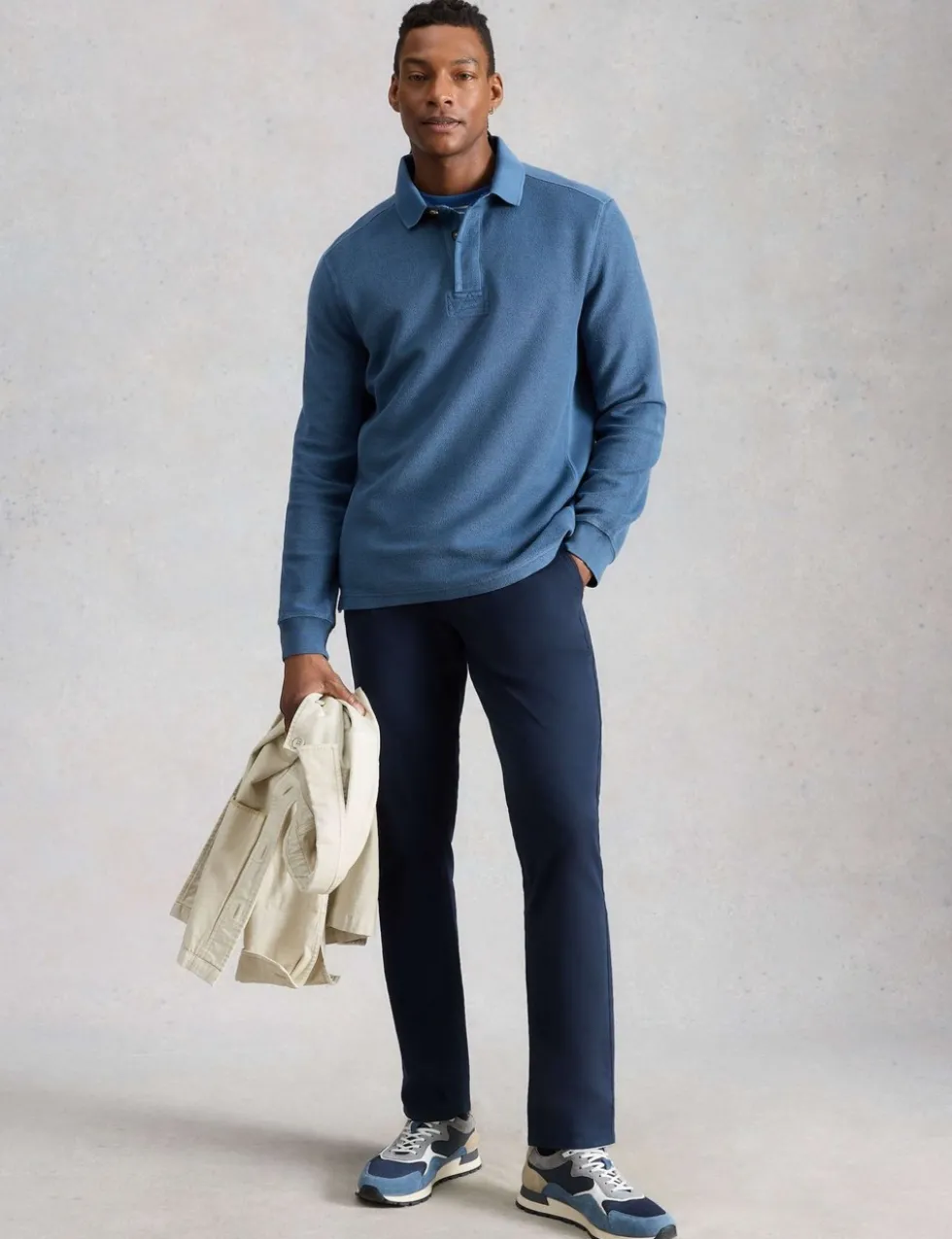 Pure Cotton Collar Sweatshirt