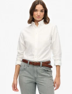Pure Cotton Collared Button Through Shirt