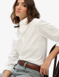 Pure Cotton Collared Button Through Shirt