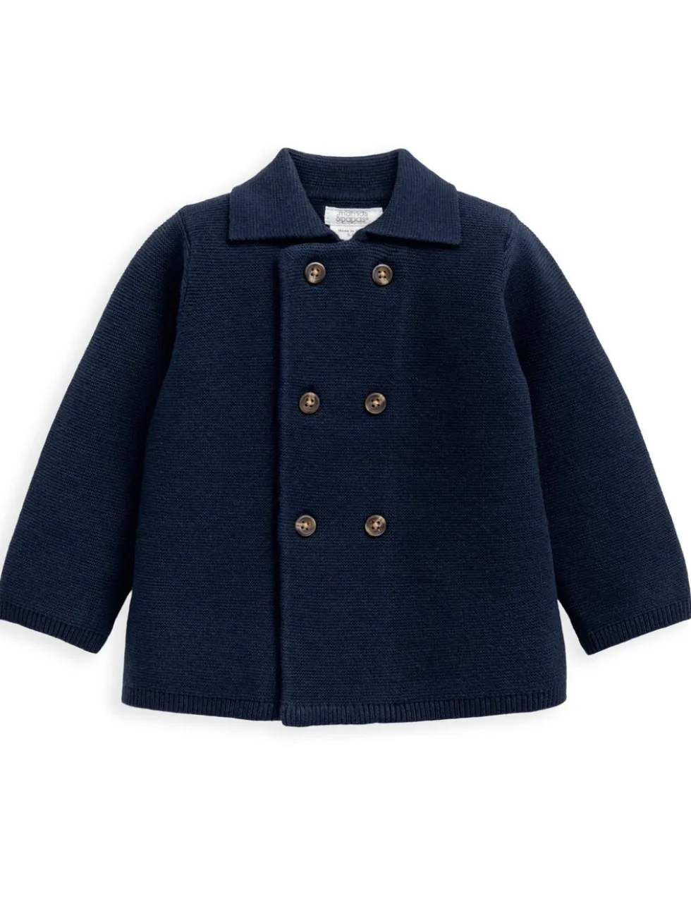 Pure Cotton Collared Cardigan (0 Mths-3 Yrs)