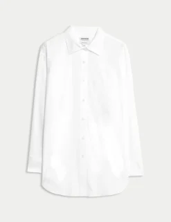 Pure Cotton Collared Double Cuff Shirt