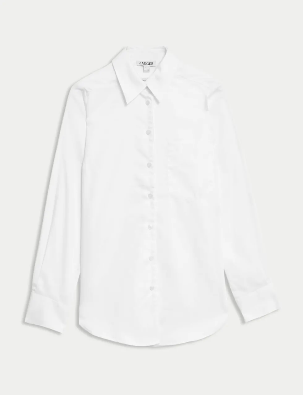 Pure Cotton Collared Relaxed Shirt