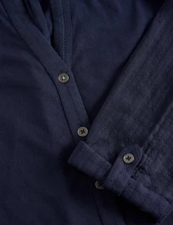 Pure Cotton Collared Shirt