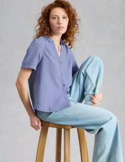 Pure Cotton Collared Shirt