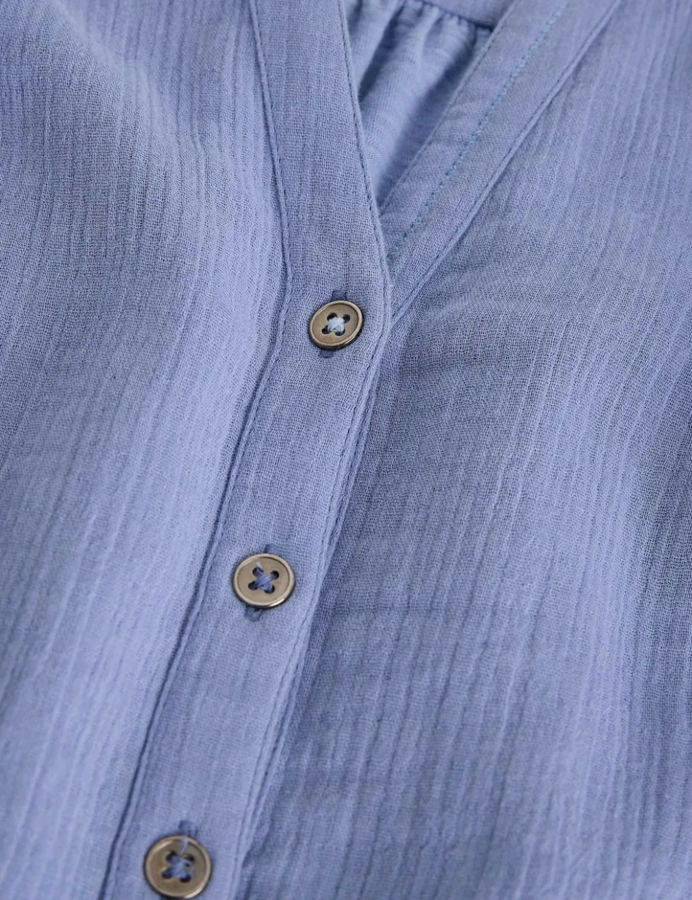 Pure Cotton Collared Shirt