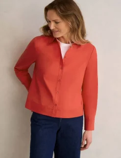 Pure Cotton Collared Shirt