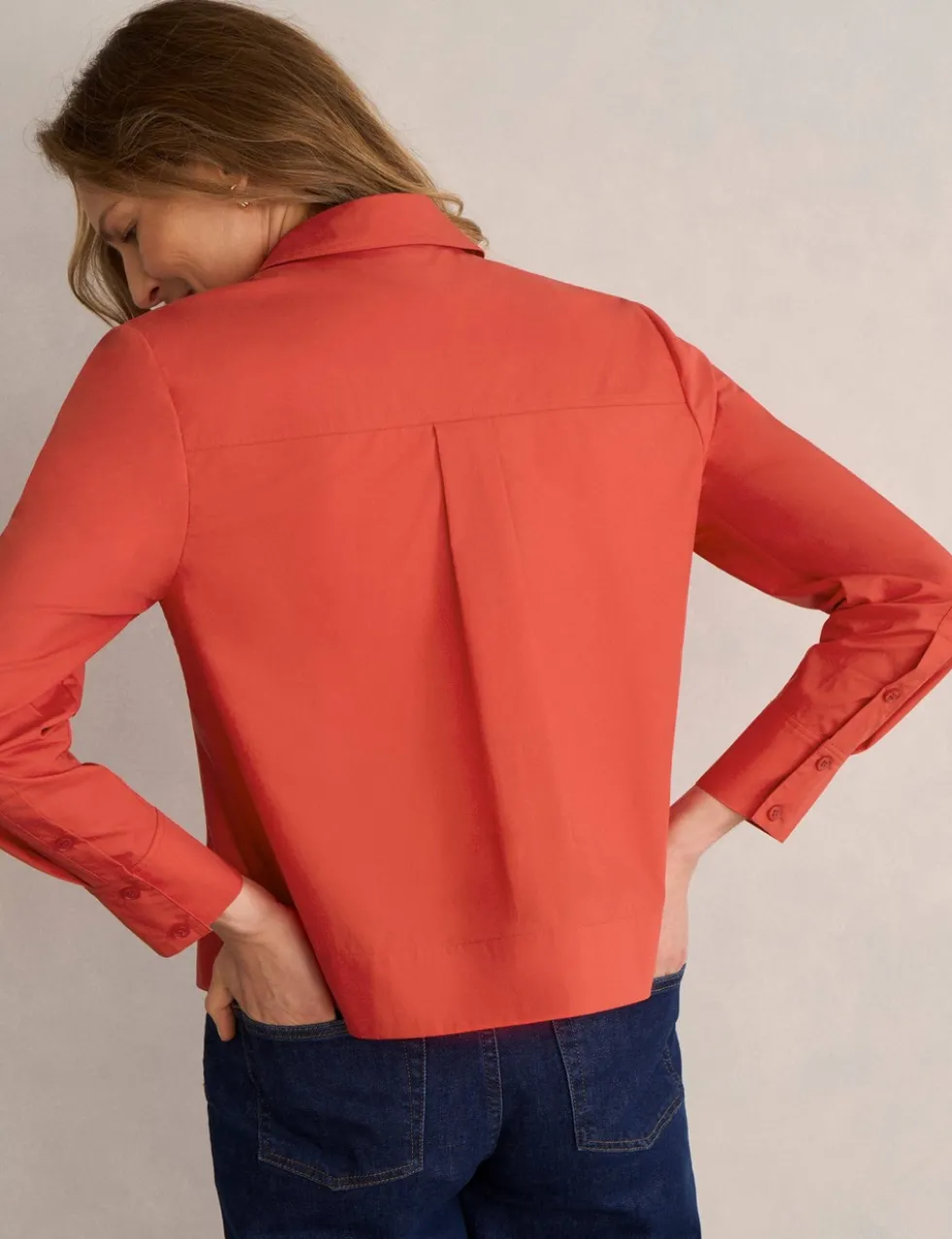 Pure Cotton Collared Shirt