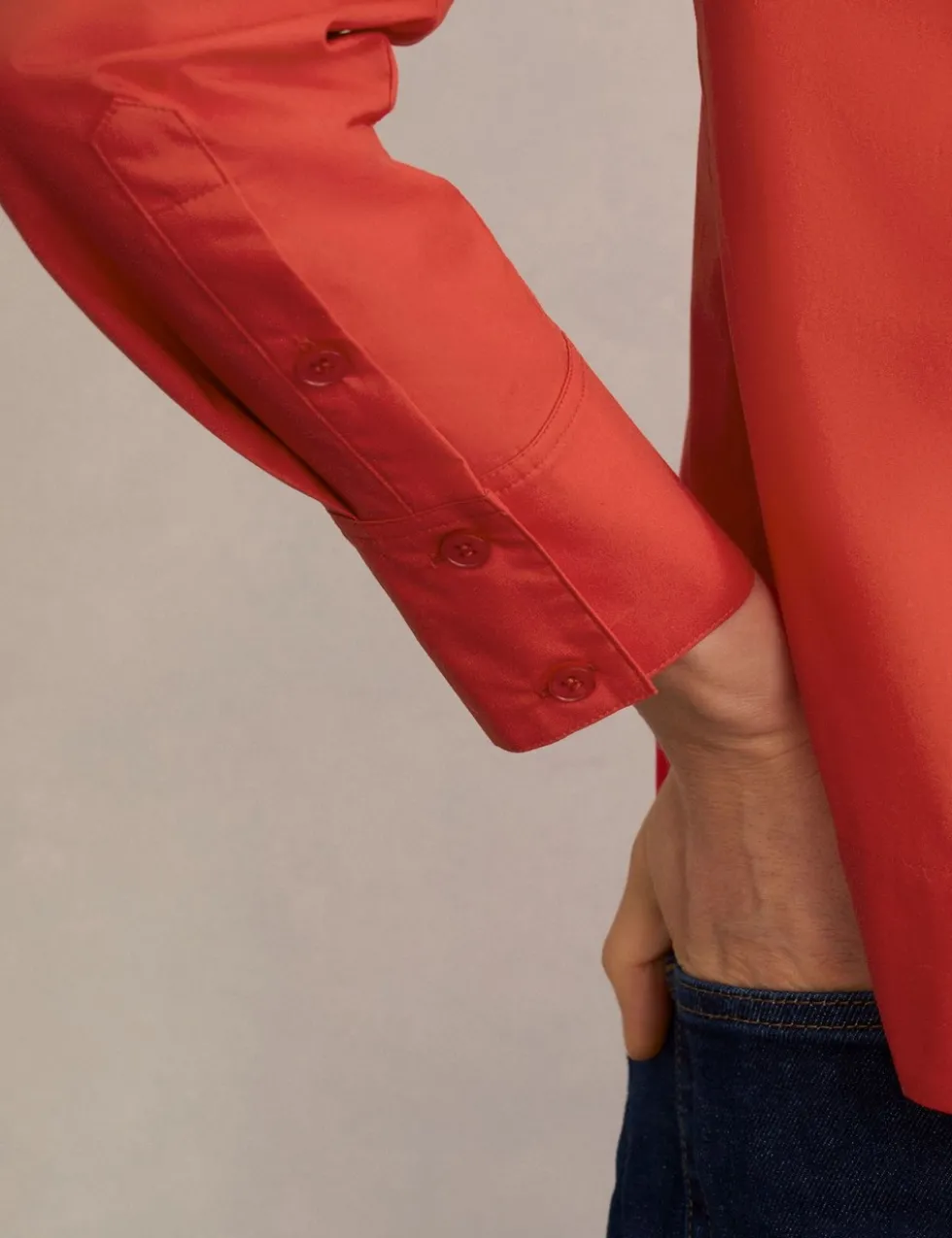Pure Cotton Collared Shirt