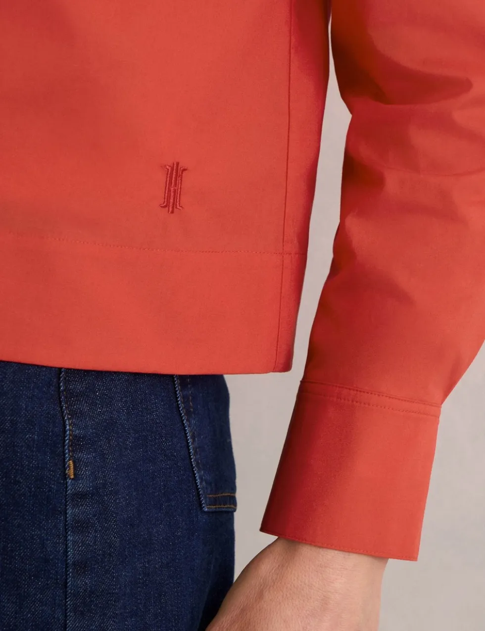 Pure Cotton Collared Shirt