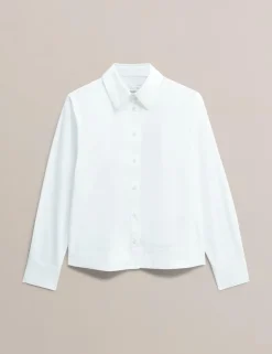 Pure Cotton Collared Shirt