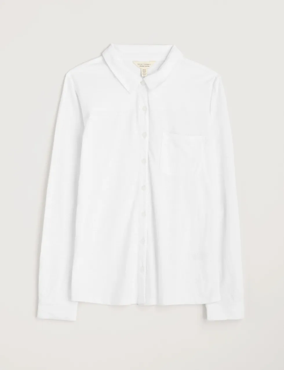 Pure Cotton Collared Shirt