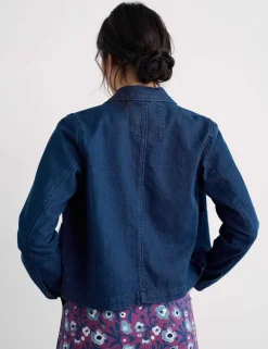 Pure Cotton Collared Utility Jacket