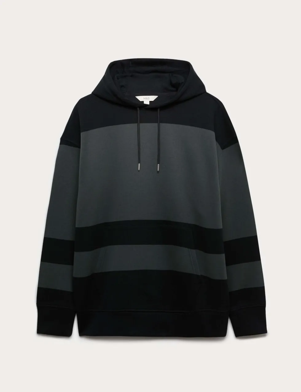 Pure Cotton Colour Block Hoodie