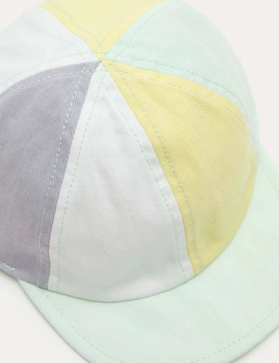 Pure Cotton Colourblock Cap (0-3 Yrs)