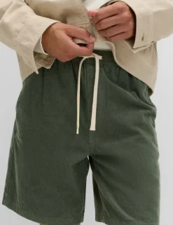 Pure Cotton Corduroy Shorts
