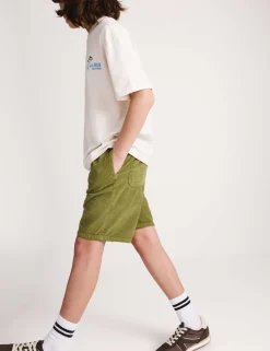 Pure Cotton Corduroy Shorts (6-16 Yrs)