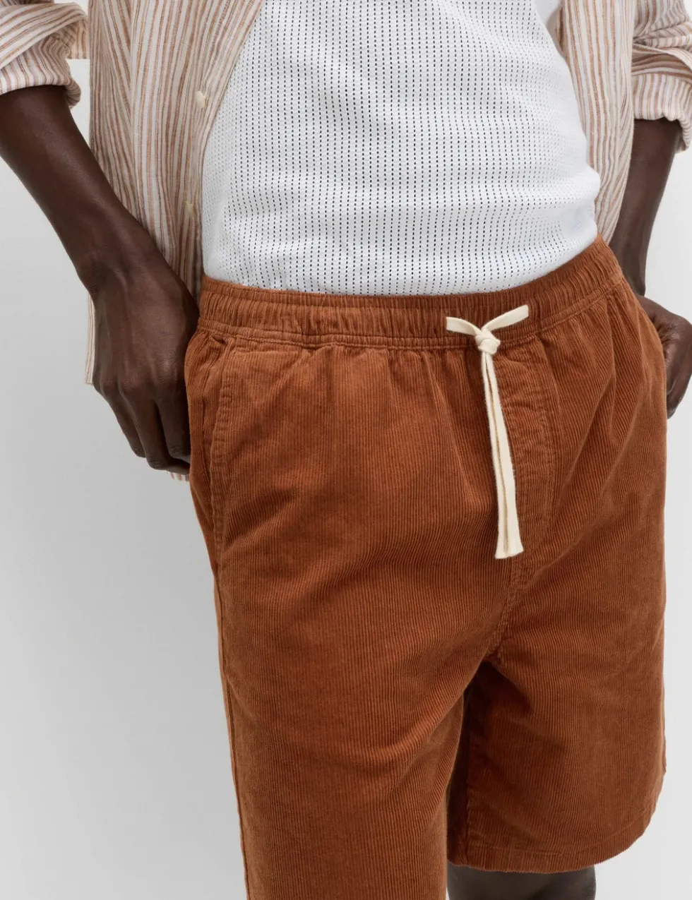 Pure Cotton Corduroy Shorts