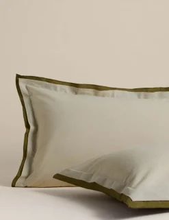 Pure Cotton Crepe Contrast Bedding Set