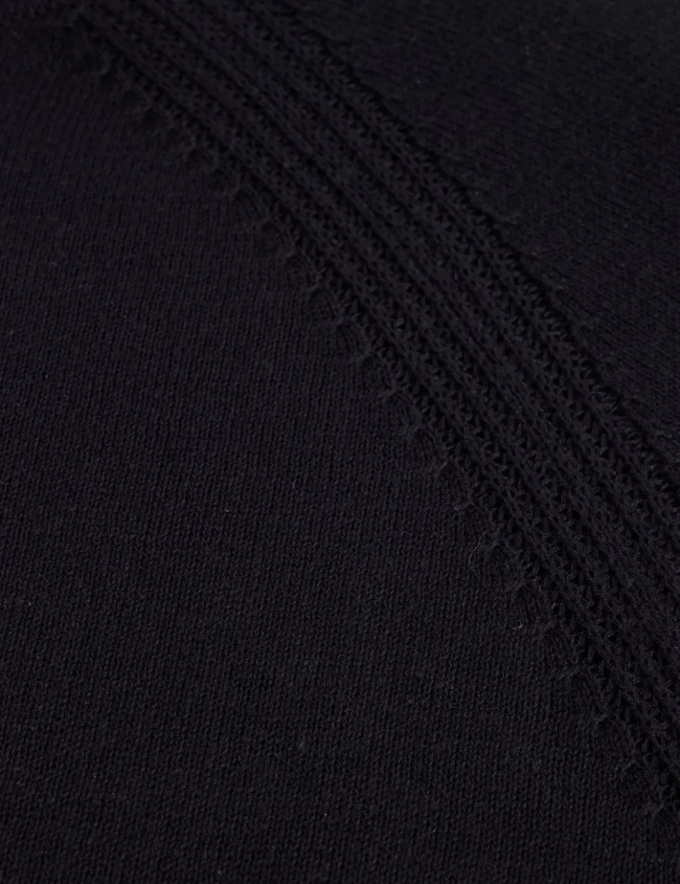 Pure Cotton Crew Neck Cardigan
