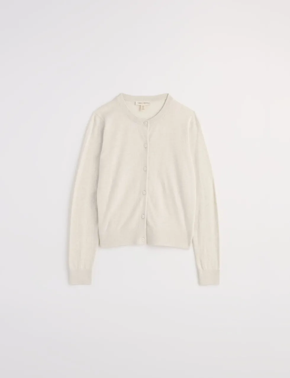 Pure Cotton Crew Neck Cardigan