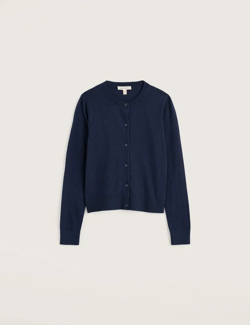 Pure Cotton Crew Neck Cardigan