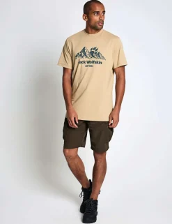 Pure Cotton Crew Neck Graphic T-Shirt