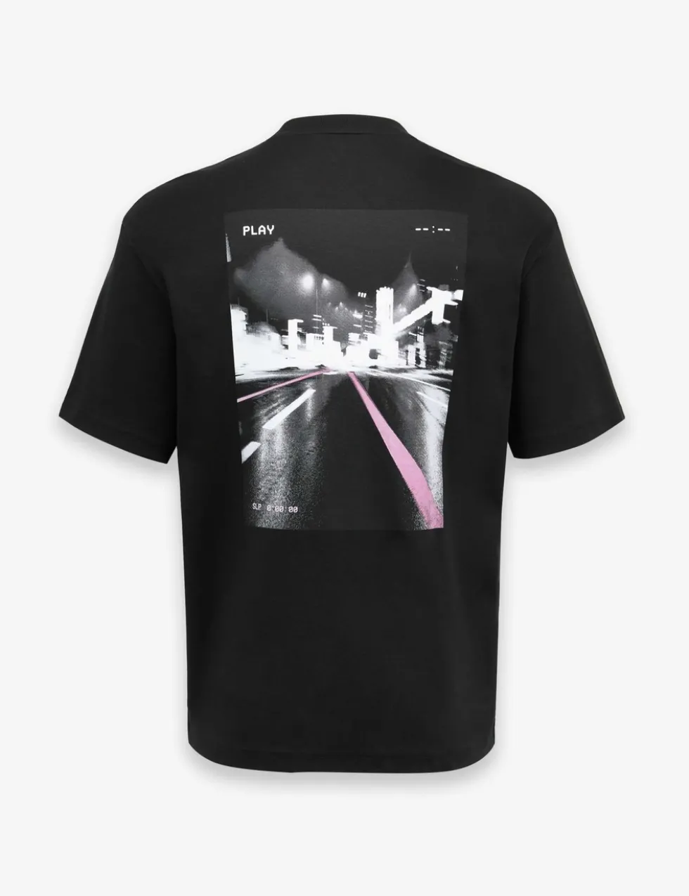 Pure Cotton Crew Neck Graphic T-Shirt