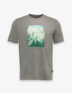 Pure Cotton Crew Neck Graphic T-Shirt