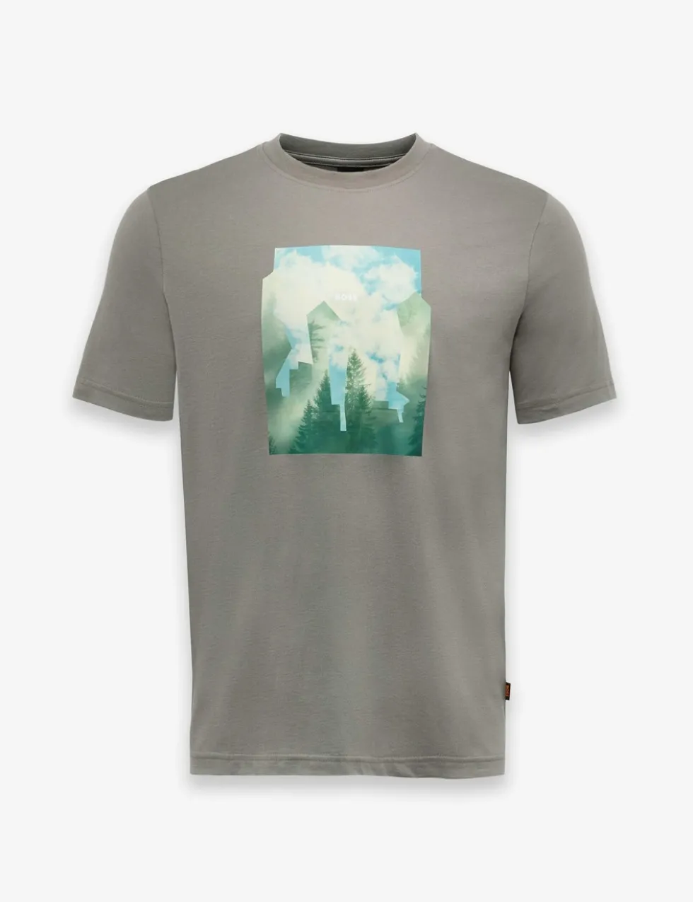 Pure Cotton Crew Neck Graphic T-Shirt