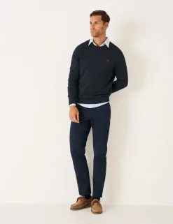 Pure Cotton Crew Neck Jumper