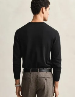 Pure Cotton Crew Neck Jumper