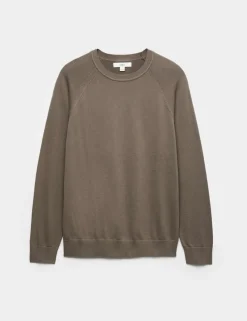 Pure Cotton Crew Neck Jumper