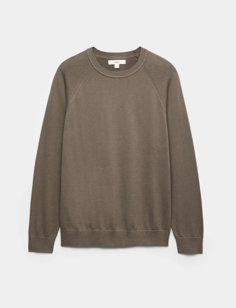 Pure Cotton Crew Neck Jumper