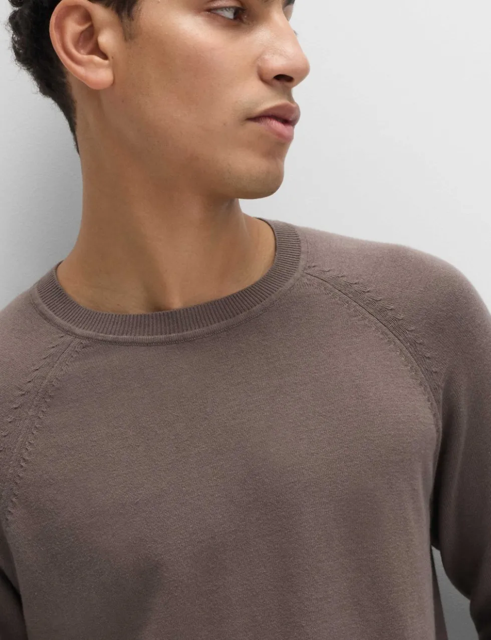 Pure Cotton Crew Neck Jumper