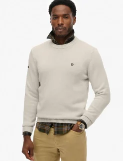 Pure Cotton Crew Neck Jumper