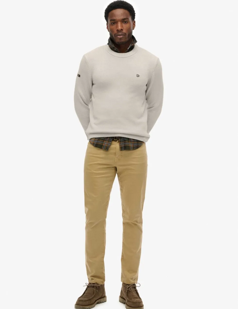 Pure Cotton Crew Neck Jumper