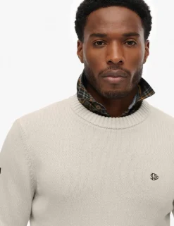 Pure Cotton Crew Neck Jumper
