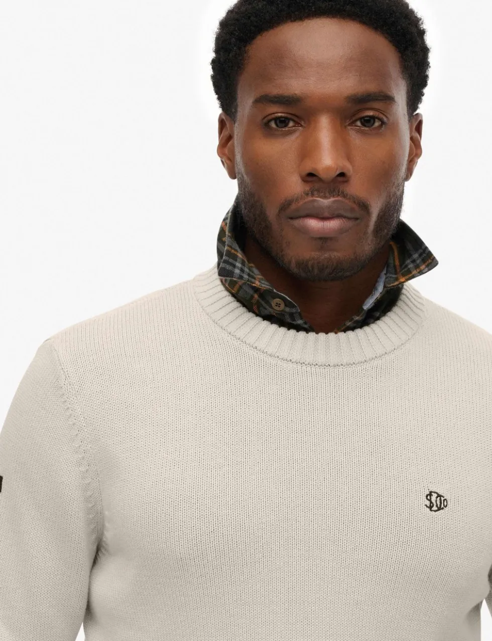 Pure Cotton Crew Neck Jumper