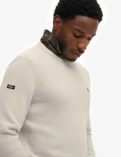 Pure Cotton Crew Neck Jumper