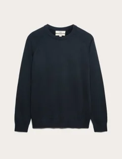 Pure Cotton Crew Neck Jumper
