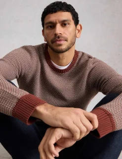 Pure Cotton Crew Neck Jumper