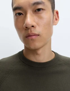 Pure Cotton Crew Neck Jumper