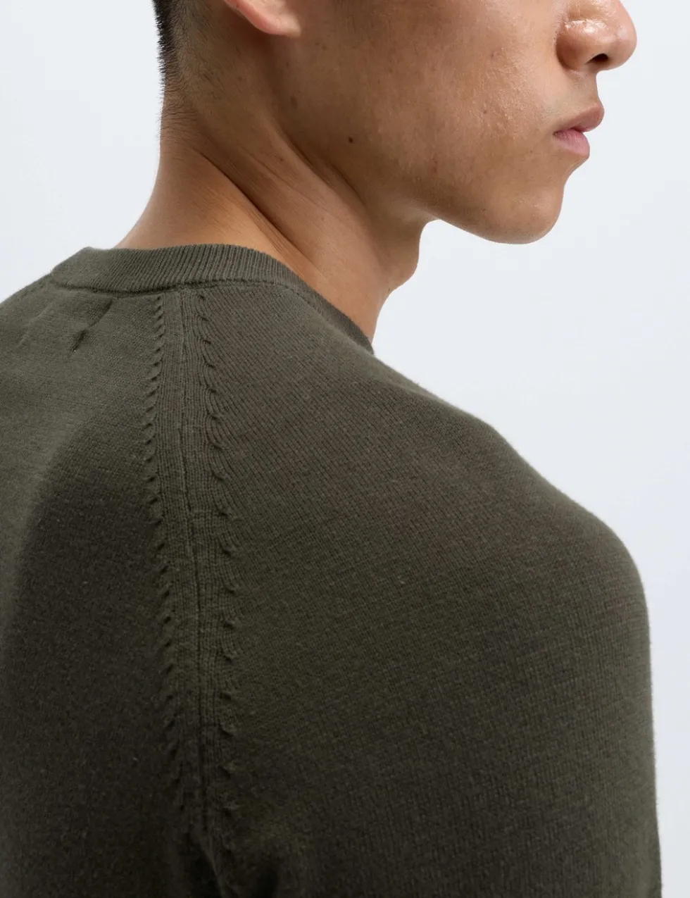 Pure Cotton Crew Neck Jumper