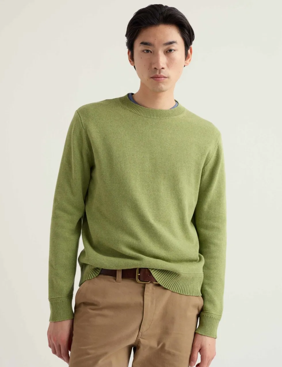 Pure Cotton Crew Neck Jumper