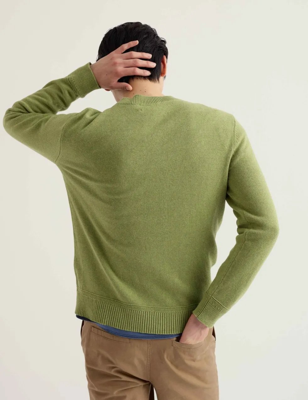 Pure Cotton Crew Neck Jumper