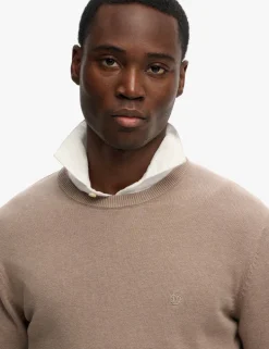 Pure Cotton Crew Neck Jumper