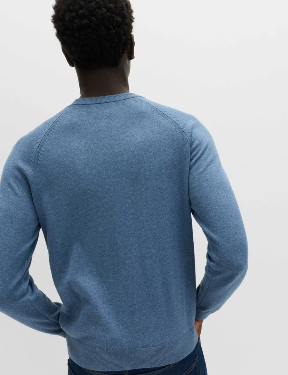 Pure Cotton Crew Neck Jumper