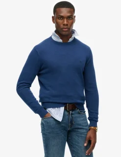 Pure Cotton Crew Neck Jumper