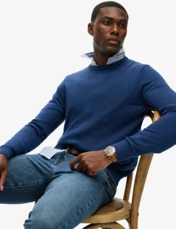 Pure Cotton Crew Neck Jumper