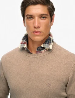 Pure Cotton Crew Neck Jumper